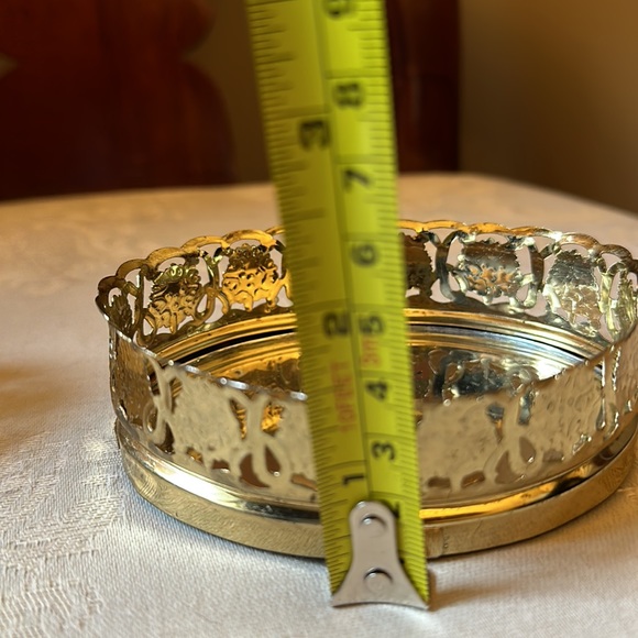 Vintage gold mirrored miniature jewelry trays, new old stock - Picture 11 of 11